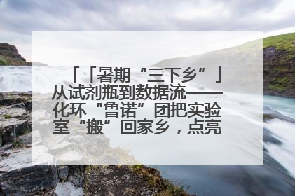 「暑期“三下乡”」从试剂瓶到数据流——化环“鲁诺”团把实验室“搬”回家乡，点亮桑梓求知路