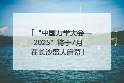 “中国力学大会—2025”将于7月在长沙盛大启幕
