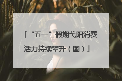 “五一”假期弋阳消费活力持续攀升（图）