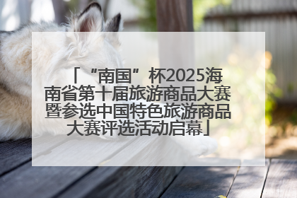 “南国”杯2025海南省第十届旅游商品大赛暨参选中国特色旅游商品大赛评选活动启幕