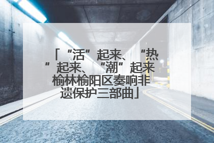 “活”起来、“热”起来、“潮”起来 榆林榆阳区奏响非遗保护三部曲