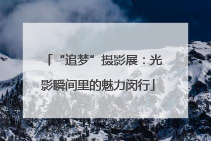 “追梦”摄影展：光影瞬间里的魅力闵行