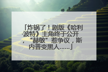 炸锅了！剧版《哈利·波特》主角终于公开，“赫敏”惹争议，斯内普变黑人……