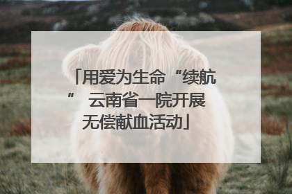 用爱为生命“续航” 云南省一院开展无偿献血活动