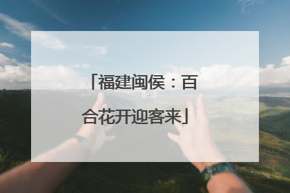 福建闽侯：百合花开迎客来