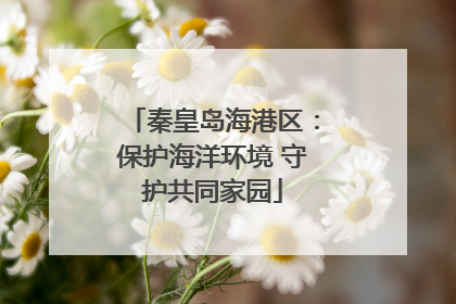 秦皇岛海港区：保护海洋环境 守护共同家园
