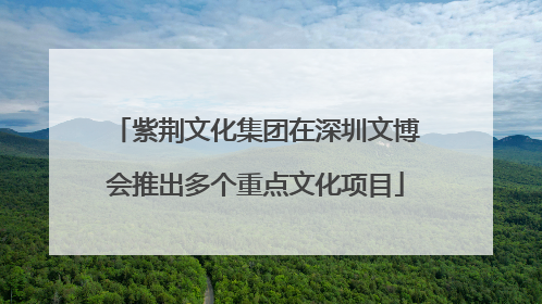 紫荆文化集团在深圳文博会推出多个重点文化项目