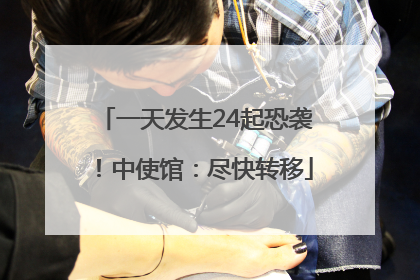 一天发生24起恐袭！中使馆：尽快转移
