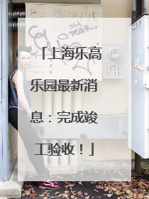 上海乐高乐园最新消息：完成竣工验收！