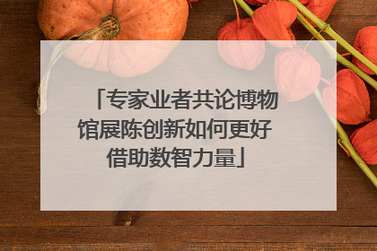 专家业者共论博物馆展陈创新如何更好借助数智力量