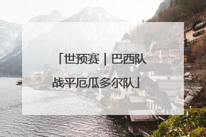 世预赛｜巴西队战平厄瓜多尔队