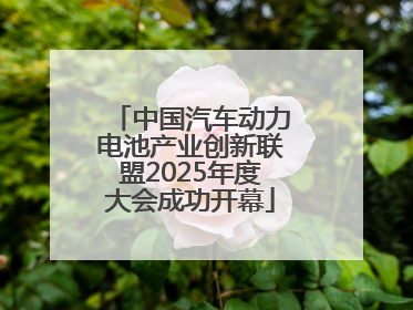 中国汽车动力电池产业创新联盟2025年度大会成功开幕