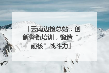 云南边检总站:创新警衔培训,锻造“硬核”战斗力