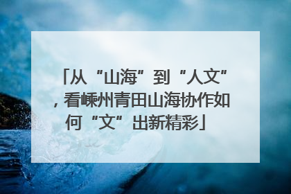 从“山海”到“人文”，看嵊州青田山海协作如何“文”出新精彩