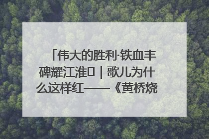 伟大的胜利·铁血丰碑耀江淮⑫｜歌儿为什么这样红——《黄桥烧饼歌》诞生记