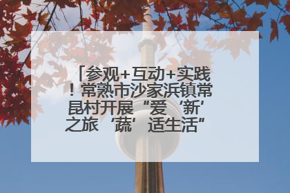 参观+互动+实践！常熟市沙家浜镇常昆村开展“爱‘新’之旅‘蔬’适生活”参观学习活动