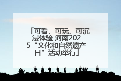 可看、可玩、可沉浸体验 河南2025“文化和自然遗产日”活动举行