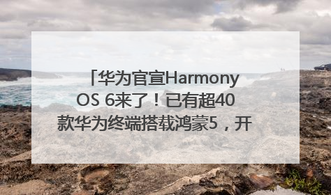 华为官宣HarmonyOS 6来了！已有超40款华为终端搭载鸿蒙5，开发者突破800万