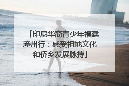 印尼华裔青少年福建漳州行：感受祖地文化和侨乡发展脉搏