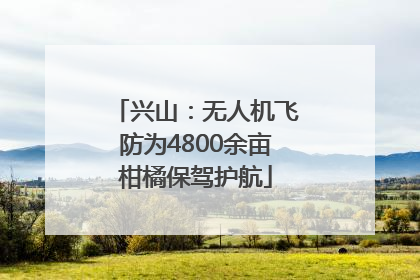 兴山：无人机飞防为4800余亩柑橘保驾护航