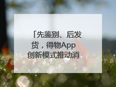 先鉴别、后发货，得物App创新模式推动消费正品化升级