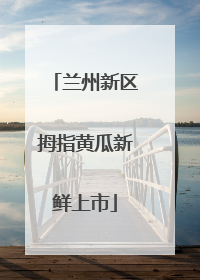 兰州新区拇指黄瓜新鲜上市