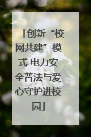 创新“校网共建”模式 电力安全普法与爱心守护进校园
