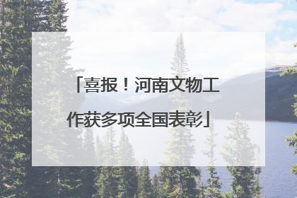 喜报！河南文物工作获多项全国表彰