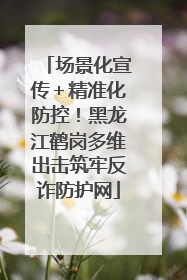 场景化宣传＋精准化防控！黑龙江鹤岗多维出击筑牢反诈防护网