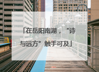 在岳阳南湖，“诗与远方”触手可及
