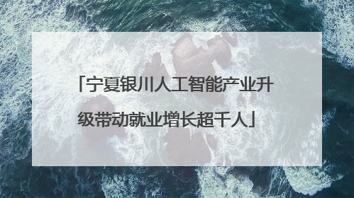 宁夏银川人工智能产业升级带动就业增长超千人