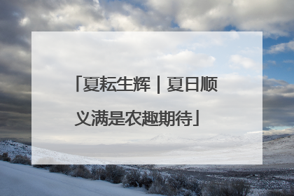 夏耘生辉｜夏日顺义满是农趣期待