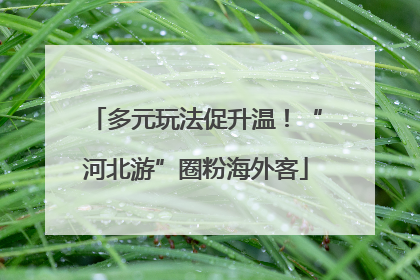 多元玩法促升温！“河北游”圈粉海外客