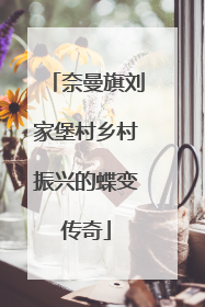 奈曼旗刘家堡村乡村振兴的蝶变传奇