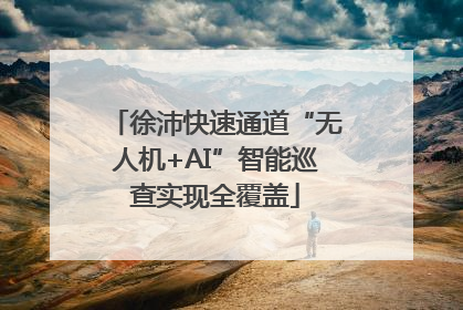 徐沛快速通道“无人机+AI”智能巡查实现全覆盖