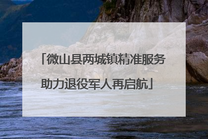 微山县两城镇精准服务助力退役军人再启航