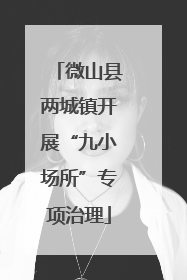 微山县两城镇开展“九小场所”专项治理