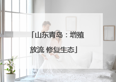山东青岛：增殖放流 修复生态
