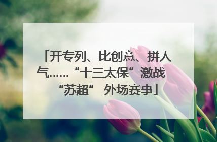 开专列、比创意、拼人气……“十三太保”激战“苏超” 外场赛事