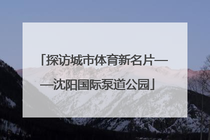 探访城市体育新名片——沈阳国际泵道公园