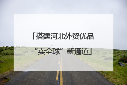 搭建河北外贸优品“卖全球”新通道