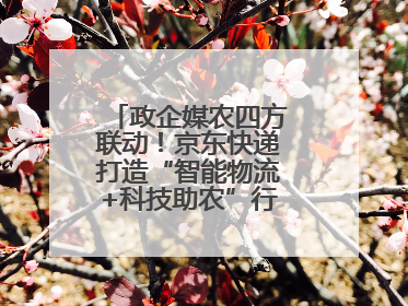 政企媒农四方联动！京东快递打造“智能物流+科技助农”行业直播新标杆