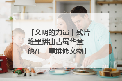 文明的力量｜残片堆里拼出古蜀华章 他在三星堆修文物
