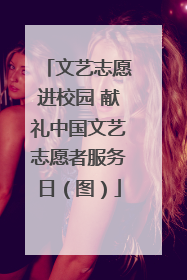 文艺志愿进校园 献礼中国文艺志愿者服务日（图）