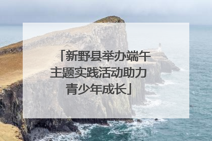 新野县举办端午主题实践活动助力青少年成长