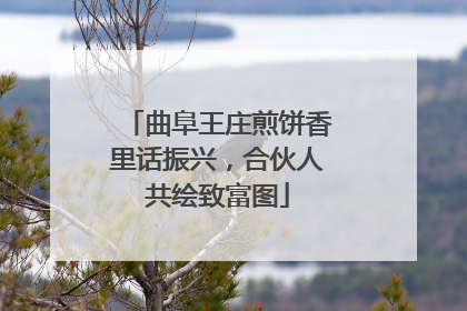 曲阜王庄煎饼香里话振兴，合伙人共绘致富图