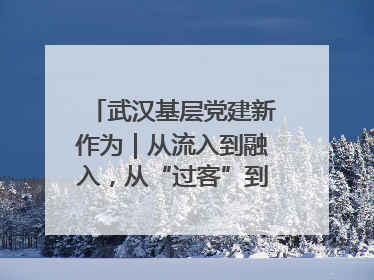武汉基层党建新作为｜从流入到融入，从“过客”到“先锋” 武汉为流动党员筑起温暖之家