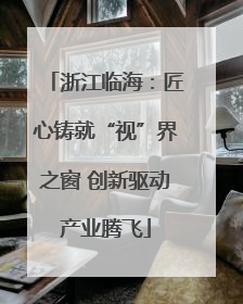 浙江临海：匠心铸就“视”界之窗 创新驱动产业腾飞
