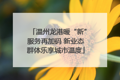 温州龙港暖“新”服务再加码 新业态群体乐享城市温度