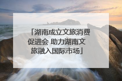 湖南成立文旅消费促进会 助力湖南文旅融入国际市场